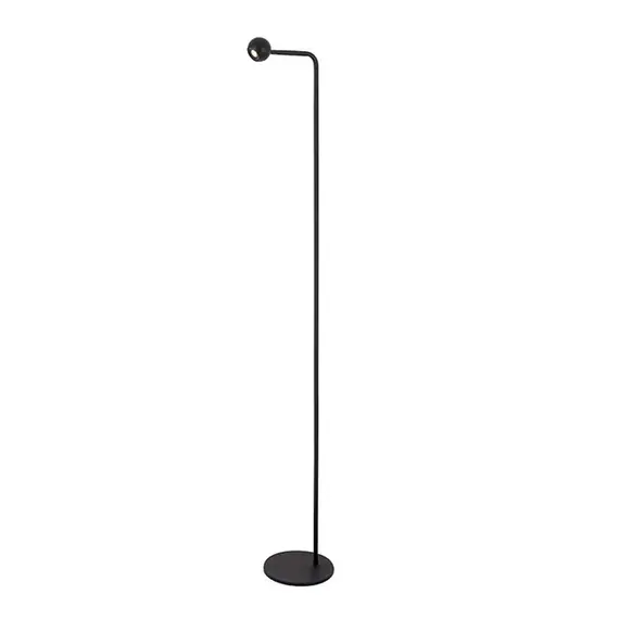 LED Лампион ZAMBELIS 20109 FLOOR LAMP ALUMINIUM &METAL SANDY BLACK 5W 3000K | Osvetlenieto.bg