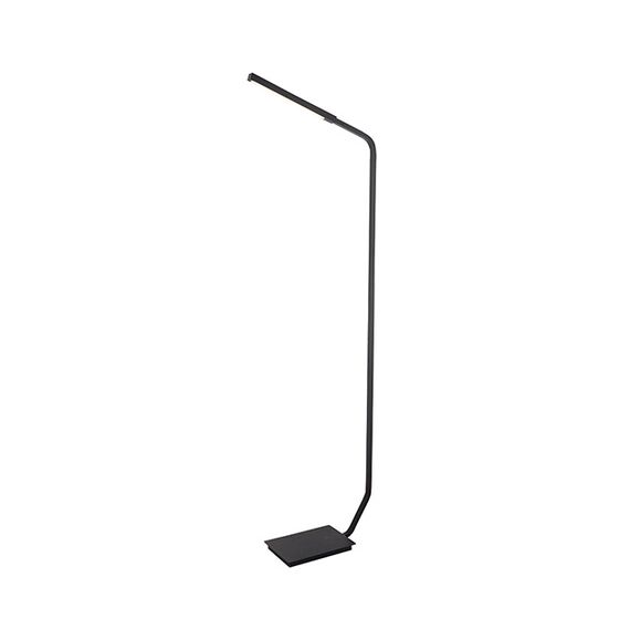 LED Лампион ZAMBELIS 20111 FLOOR LAMP ALUMINIUM & METAL SANDY BLACK 6W 3000K | Osvetlenieto.bg