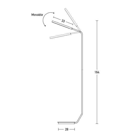 LED Лампион ZAMBELIS 20111 FLOOR LAMP ALUMINIUM & METAL SANDY BLACK 6W 3000K | Osvetlenieto.bg
