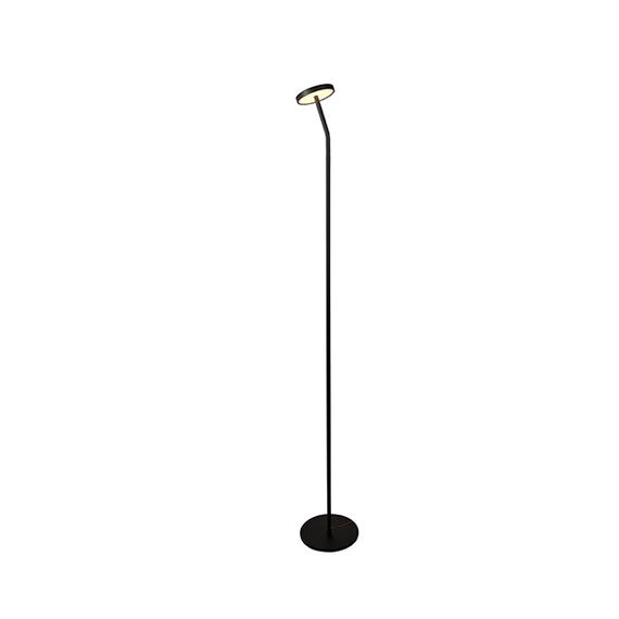 LED Лампион ZAMBELIS 20113 FLOOR LAMP ALUMINIUM & METAL SANDY BLACK 9W 3000K | Osvetlenieto.bg