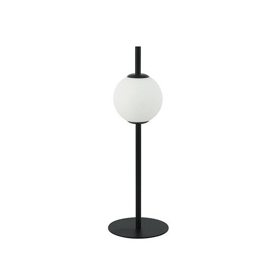 LED Настолна лампа ZAMBELIS 20134 TABLE LIGHT GLASS &METAL WHITE-BLACK 6W 3000K | Osvetlenieto.bg