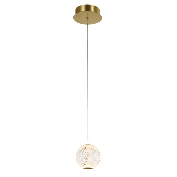 LED пендел Rosario PND-12220121-1A-GD Italux 4.2W 3000K | Osvetlenieto.bg