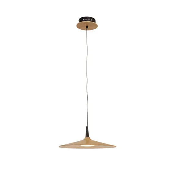 LED Пендел ZAMBELIS 19150 PENDANT LIGHT WOOD 8W 3000K | Osvetlenieto.bg