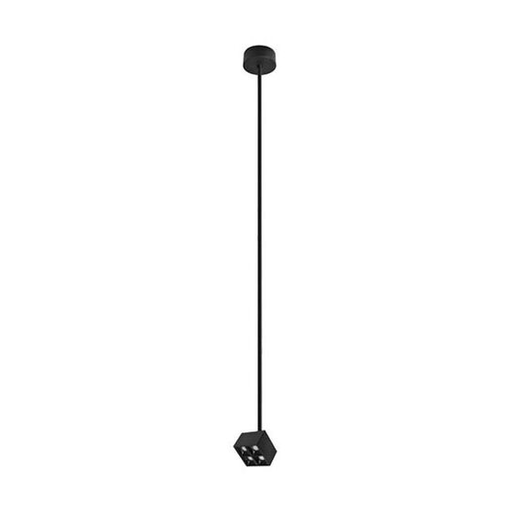 LED Пендел ZAMBELIS 1929 PENDANT SPOT LIGHT SQUERED BLACK 7W 3000K | Osvetlenieto.bg