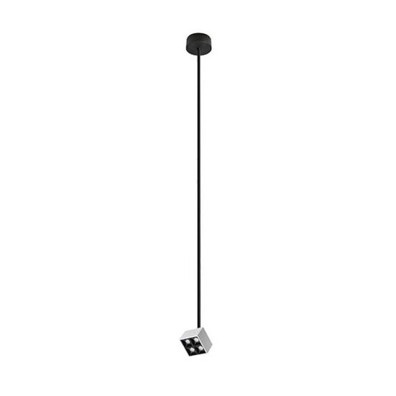 LED Пендел ZAMBELIS 1930 PENDANT SPOT LIGHT SQUERED BLACK WHITE 7W 3000K | Osvetlenieto.bg