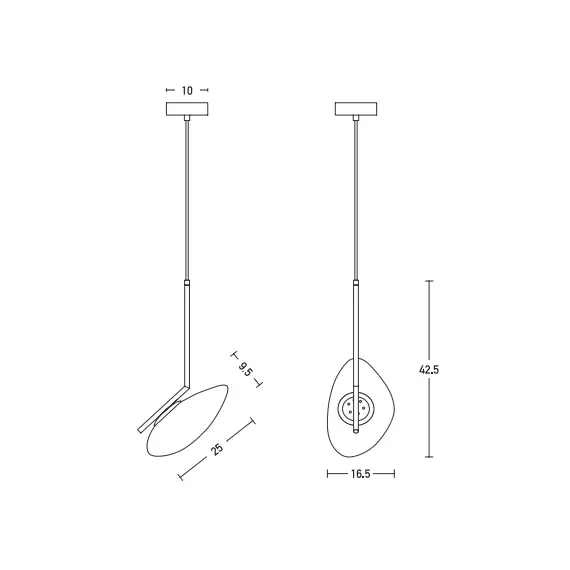LED Пендел ZAMBELIS 20254 PENDANT LIGHT MATT OPAL WHITE GLASS & BLACK METAL 5W 3000K | Osvetlenieto.bg