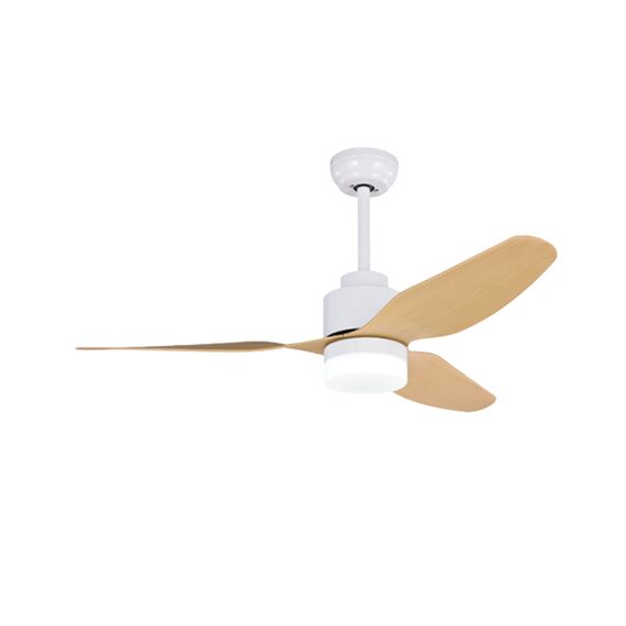LED Плафон ZAMBELIS 19130 PENDANT FAN WHITE MAPLE WOOD 18W 3000К-6000К | Osvetlenieto.bg