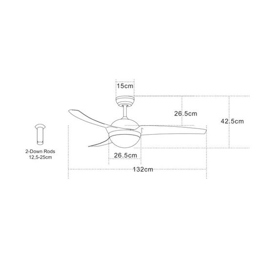 LED Плафон ZAMBELIS 19133 PENDANT FAN WHTE 18W 3000K-6000K | Osvetlenieto.bg LED Плафон ZAMBELIS 19133 PENDANT FAN WHTE 18W 3000K-6000K | Osvetlenieto.bg