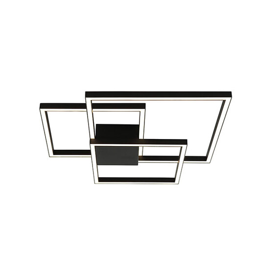 LED Плафон ZAMBELIS 2023 CEILING LIGHT ALUMINIUM&ACRYLIC SANDY BLACK 42W 3000K | Osvetlenieto.bg