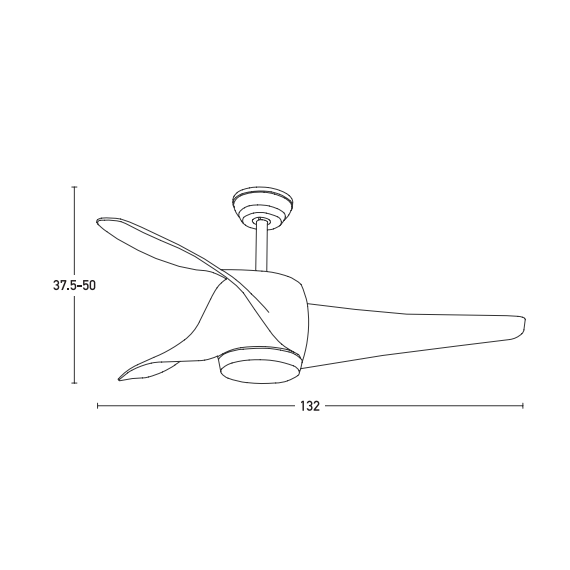 LED Плафон ZAMBELIS 20256 FAN CEILING WOOD GRAIN BLADES WITH LIGHT SWITCH REMOTE CONTROL 15W 3000K-4000K-6000K | Osvetlenieto.bg