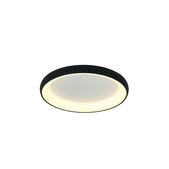 LED Плафон ZAMBELIS 2040 CEILING LIGHT ALUMINIUM & ACRYLIC  SANDY BLACK 30W 3000K | Osvetlenieto.bg