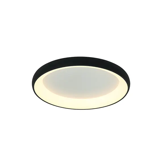LED Плафон ZAMBELIS 2048 CEILING LIGHT ALUMINUM & ACRYLIC MATT BLACK 50W 3000K | Osvetlenieto.bg