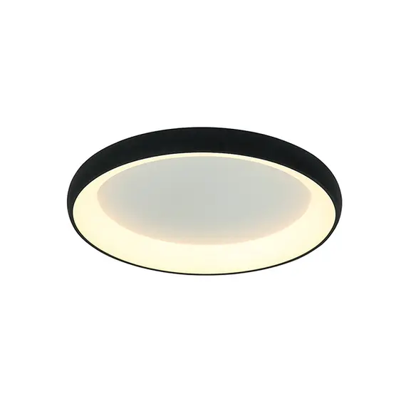 LED Плафон ZAMBELIS 2056 CEILING LIGHT ALUMINIUM & ACRYLIC SANDY BLACK 60W 3000K | Osvetlenieto.bg