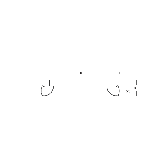 LED Плафон ZAMBELIS 2057 CEILING LIGHT ALUMINIUM & ACRYLIC SANDY WHITE 60W 3000K | Osvetlenieto.bg