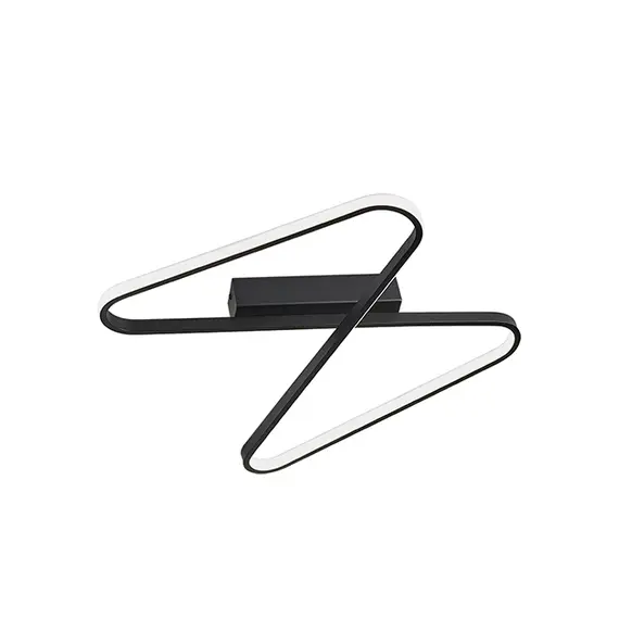 LED Плафон ZAMBELIS 2064 CEILING LIGHT ALUMINUM&SILICON SANDY BLACK 38W 3000K | Osvetlenieto.bg