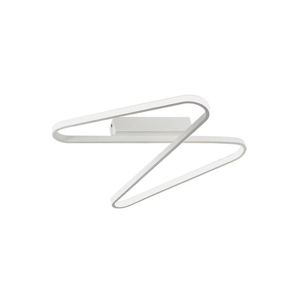 LED Плафон ZAMBELIS 2065 CEILING LIGHT ALUMINUM&SILICON SANDY WHITE 38W 3000K | Osvetlenieto.bg