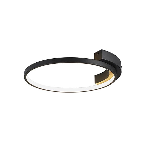 LED Плафон ZAMBELIS 2074 CEILING LIGHT ALUMINUM&SILICON  SANDY BLACK 25W 3000K | Osvetlenieto.bg