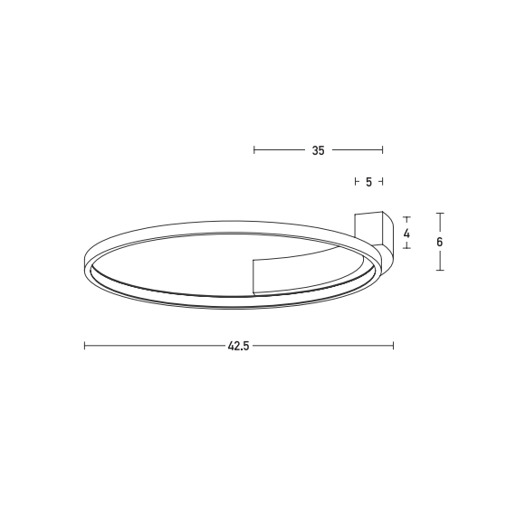 LED Плафон ZAMBELIS 2075 CEILING LIGHT ALUMINUM &SILICON  SANDY WHITE 25W 3000K | Osvetlenieto.bg