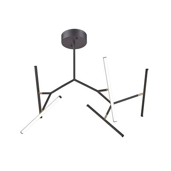 LED Плафон ZAMBELIS Dimmable Triac 2070 CEILING LIGHT ALUMINUM & SILICON SANDY BLACK-GOLD 49W 3000K | Osvetlenieto.bg