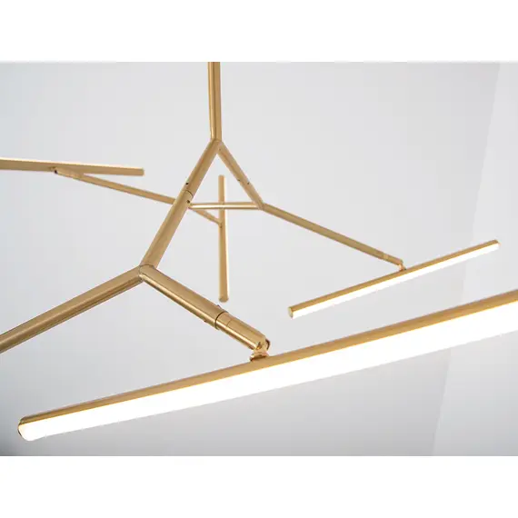 LED Плафон ZAMBELIS Dimmable Triac 2071 CEILING LIGHT ALUMINUM & SILICON GOLD MATT 49W 3000K | Osvetlenieto.bg