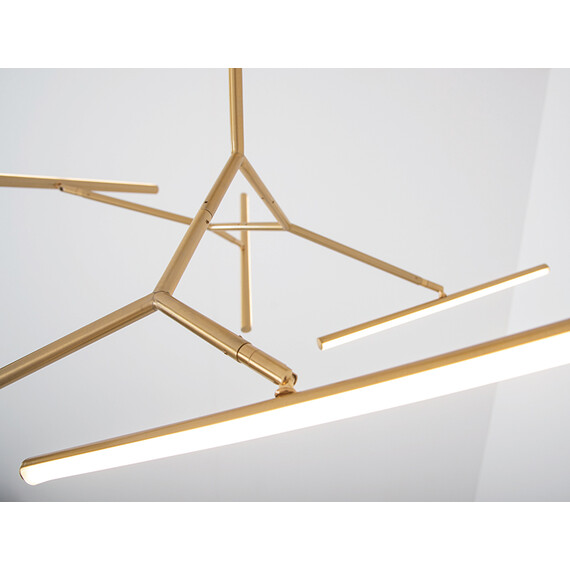 LED Плафон ZAMBELIS Dimmable Triac 2071 CEILING LIGHT ALUMINUM & SILICON GOLD MATT 49W 3000K | Osvetlenieto.bg