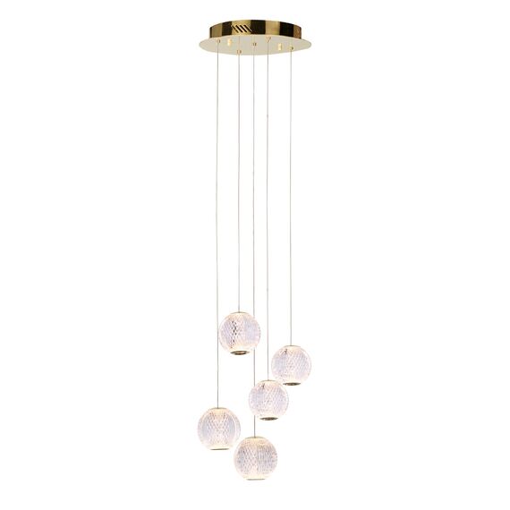 LED Полилей Rosario PND-12220121-5A-GD Italux 21W 3000K | Osvetlenieto.bg