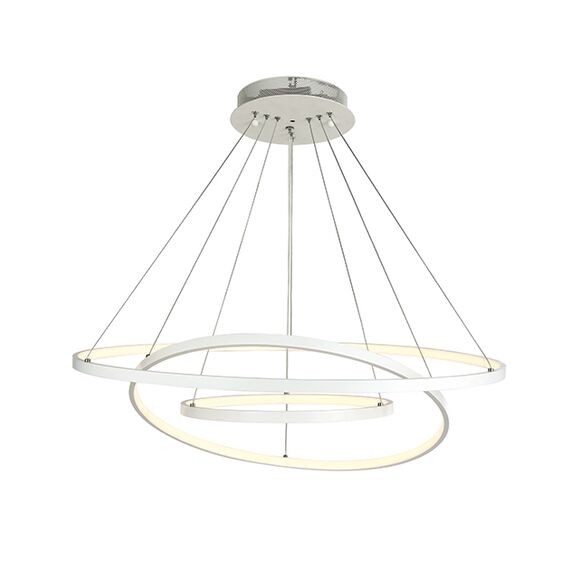 LED Полилей ZAMBELIS 180030-D PENDANT LIGHT WHITE DIMMABLE 135W 3000K | Osvetlenieto.bg