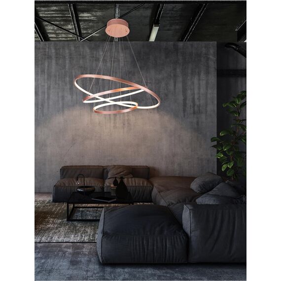 LED Полилей ZAMBELIS 180031 PENDANT LIGHT COPPER 135W 3000K | Osvetlenieto.bg