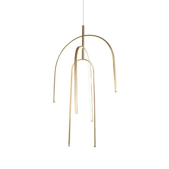 LED Полилей ZAMBELIS 1931 PENDANT LIGHT GOLD 80W 3000K | Osvetlenieto.bg