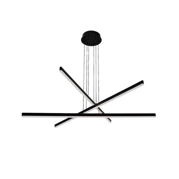 LED Полилей ZAMBELIS 1947 PENDANT LIGHT BLACK 48W 3000K | Osvetlenieto.bg