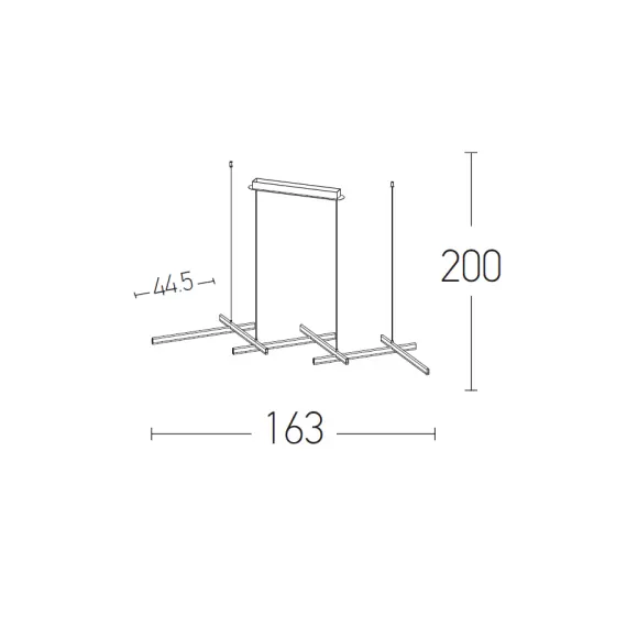 LED Полилей ZAMBELIS 1948 PENDANT LIGHT BLACK 85W 3000K | Osvetlenieto.bg