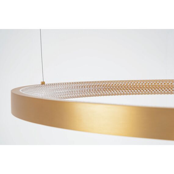 LED Полилей ZAMBELIS 2005 PENDANT LIGHT ALUMINIUM-ACRYLIC BRUSHED  GOLD MATT 25W 3000K | Osvetlenieto.bg