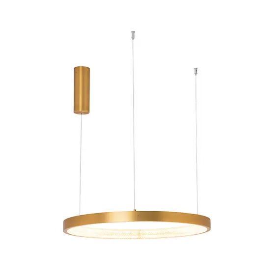 LED Полилей ZAMBELIS 2006 PENDANT LIGHT ALUMINIUM-ACRYLIC BRUSHED GOLD MATT 36W 3000K | Osvetlenieto.bg