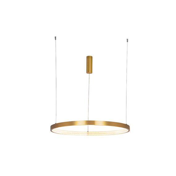 LED Полилей ZAMBELIS 2007 PENDANT LIGHT ALUMINIUM-ACRYLIC BRUSHED GOLD MATT 50W 3000K | Osvetlenieto.bg