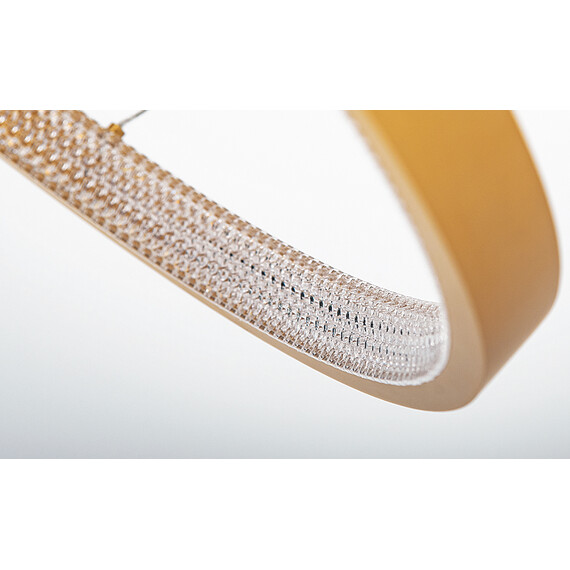LED Полилей ZAMBELIS 2007 PENDANT LIGHT ALUMINIUM-ACRYLIC BRUSHED GOLD MATT 50W 3000K | Osvetlenieto.bg