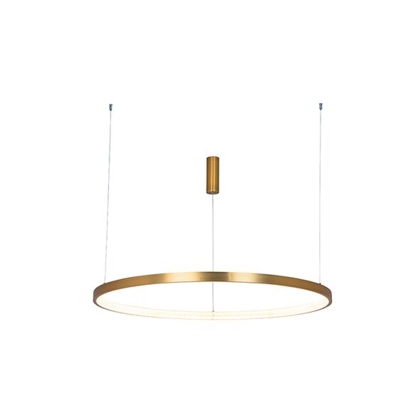 LED Полилей ZAMBELIS 2008 PENDANT LIGHT ALUMINIUM-ACRYLIC BRUSHED GOLD MATT 60W 3000K | Osvetlenieto.bg