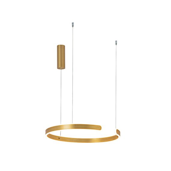 LED Полилей ZAMBELIS 2010 PENDANT LIGHT ALUMINIUM-ACRYLIC BRUSHED GOLD MATT 30W 3000K | Osvetlenieto.bg