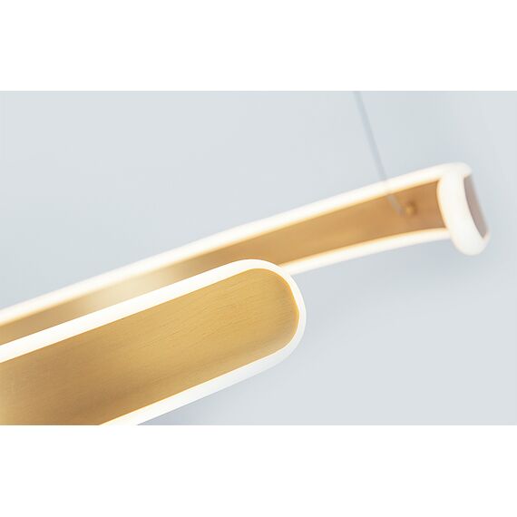 LED Полилей ZAMBELIS 2010 PENDANT LIGHT ALUMINIUM-ACRYLIC BRUSHED GOLD MATT 30W 3000K | Osvetlenieto.bg LED Полилей ZAMBELIS 2010 PENDANT LIGHT ALUMINIUM-ACRYLIC BRUSHED GOLD MATT 30W 3000K | Osvetlenieto.bg