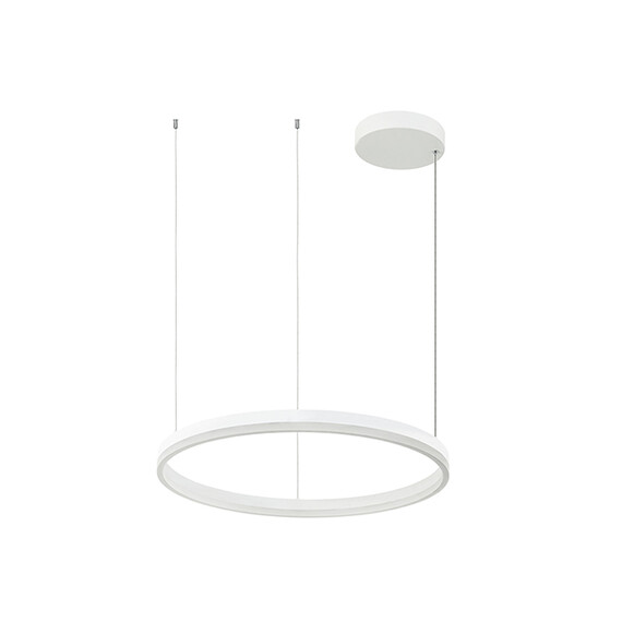LED Полилей ZAMBELIS 20261 Dimmable Triac PENDANT LIGHT ALUMINIUM & ACRYLIC DOWN LIGHT WHITE 42W 3000K | Osvetlenieto.bg