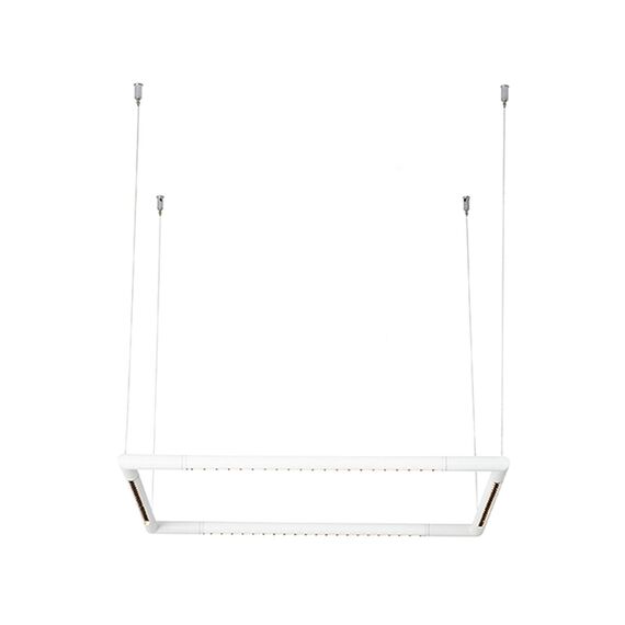 LED Полилей ZAMBELIS 20332 PENDANT LIGHT 100x100cm WHITE 53W 3000K | Osvetlenieto.bg