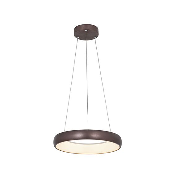 LED Полилей ZAMBELIS 2047 PENDANT LIGHT ALUMINUM & ACRYLIC COFFEE 30W 3000K | Osvetlenieto.bg