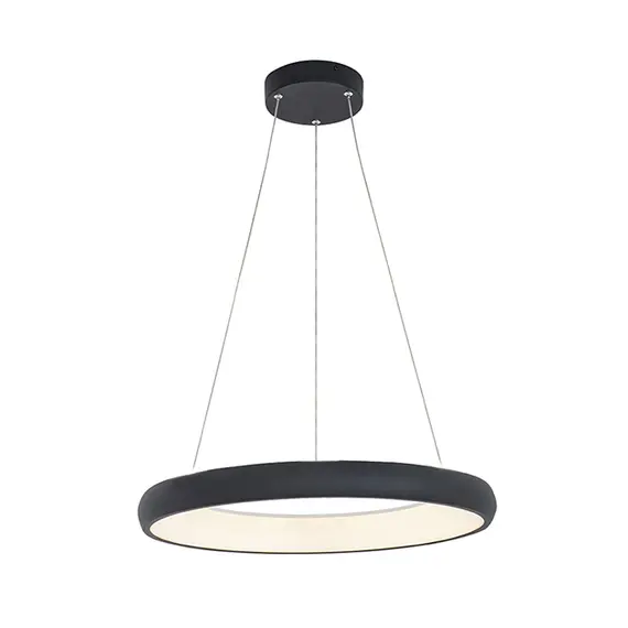 LED Полилей ZAMBELIS 2052 PENDANT LIGHT 50W 3000K ALUMINUM & ACRYLIC MATT BLACK 50W 3000K | Osvetlenieto.bg