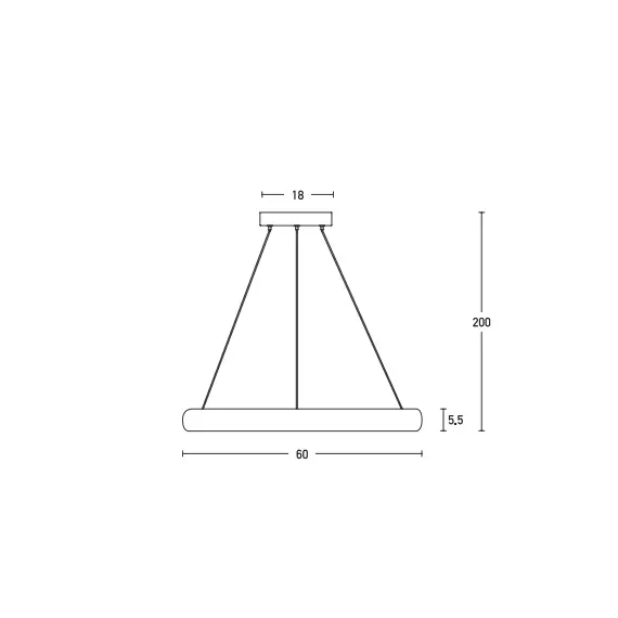 LED Полилей ZAMBELIS 2053 PEDANT LIGHT 50W 3000K | Osvetlenieto.bg