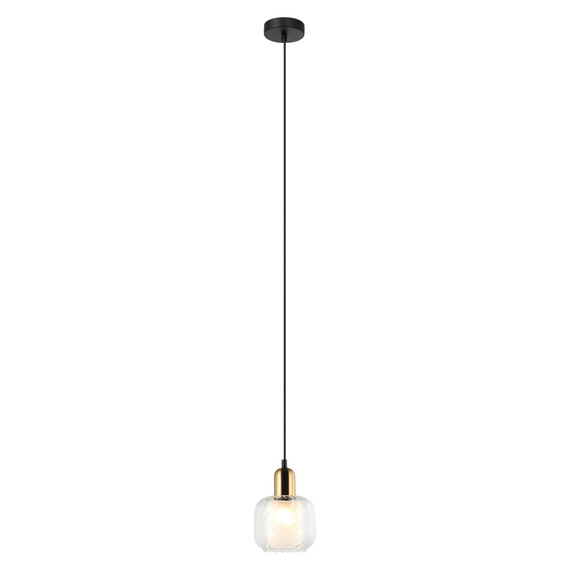 Пендел LAMEZIA PND-67594-1-BRO+CL Italux 1xE27 | Osvetlenieto.bg