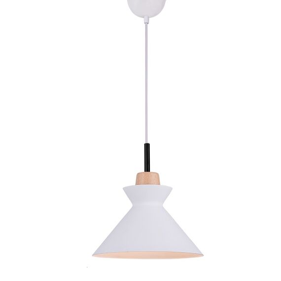 Пендел ZAMBELIS 180066 PENDANT LIGHT WHITE 1xE27 | Osvetlenieto.bg