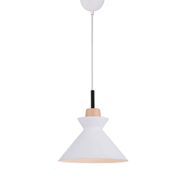 Пендел ZAMBELIS 180066 PENDANT LIGHT WHITE 1xE27 | Osvetlenieto.bg