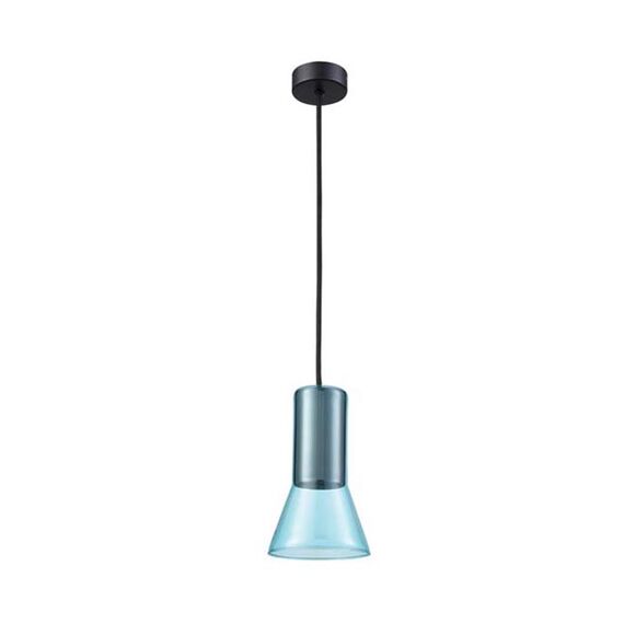 Пендел ZAMBELIS 19121 PENDANT LIGHT GLASS BLUE 1xGU10 | Osvetlenieto.bg