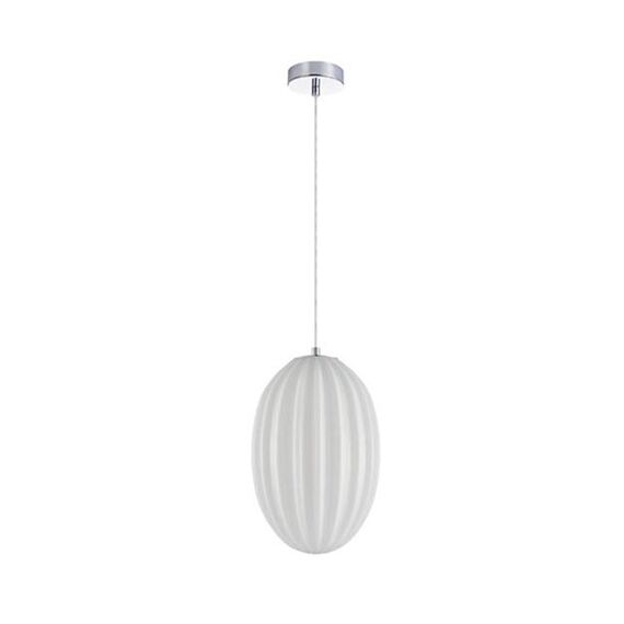 Пендел ZAMBELIS 1980 PENDANT LIGHT GLASS WHITE 1xE14 | Osvetlenieto.bg