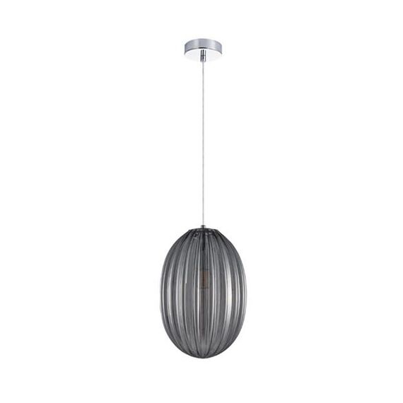 Пендел ZAMBELIS 1981 PENDANT LIGHT GLASS SMOKE GRAY 1xE14 | Osvetlenieto.bg