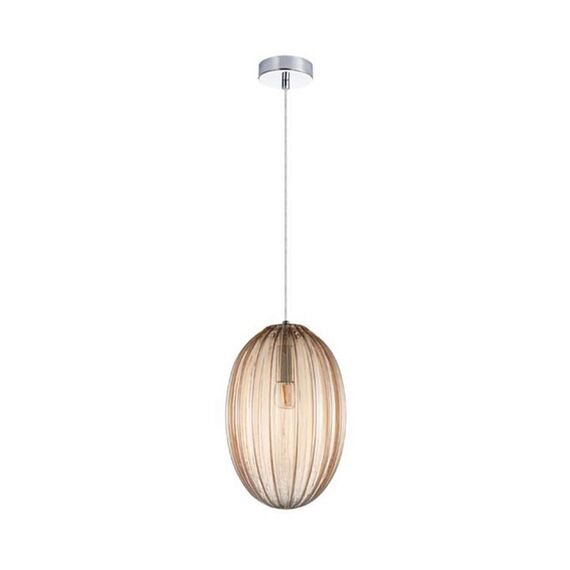 Пендел ZAMBELIS 1982 PENDANT LIGHT GLASS CHAMPAGNE 1xE14 | Osvetlenieto.bg